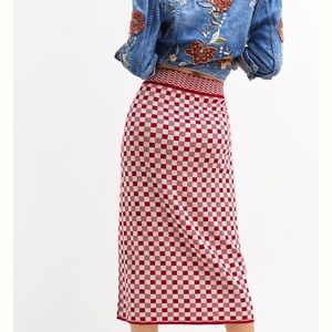 Anthropologie Cecilia Prado midi/maxi high rise or hipslung elastic waist skirt